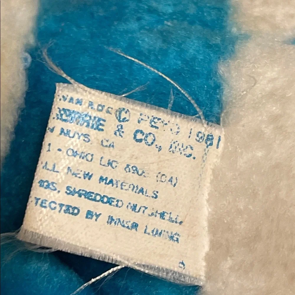 🎉3 for $30. 🎉 Wallace & Berrie vintage 1981 plush Smurf (mlb)